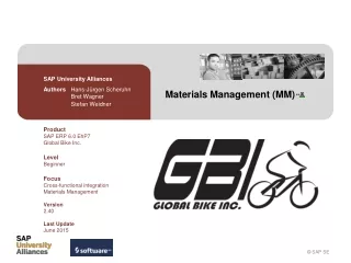 Materials Management (MM)