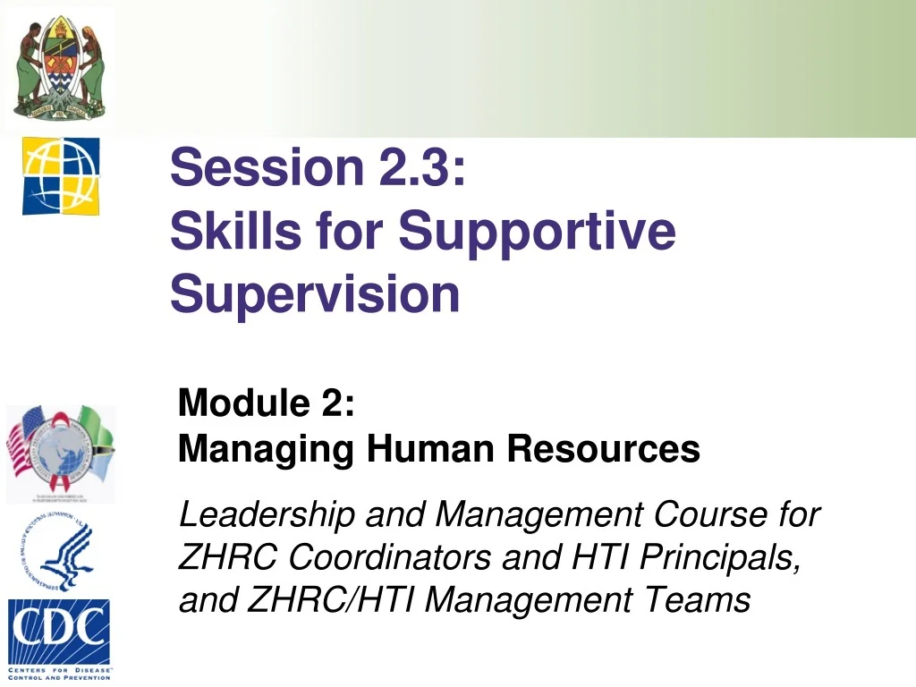 PPT - Effective Supportive Supervision Techniques for Improved ...