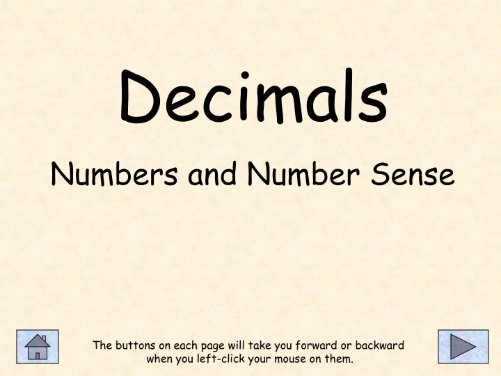 decimals numbers and number sense