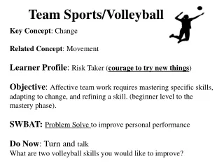 Team Sports/Volleyball