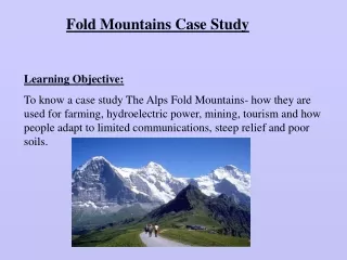 Fold Mountains Case Study