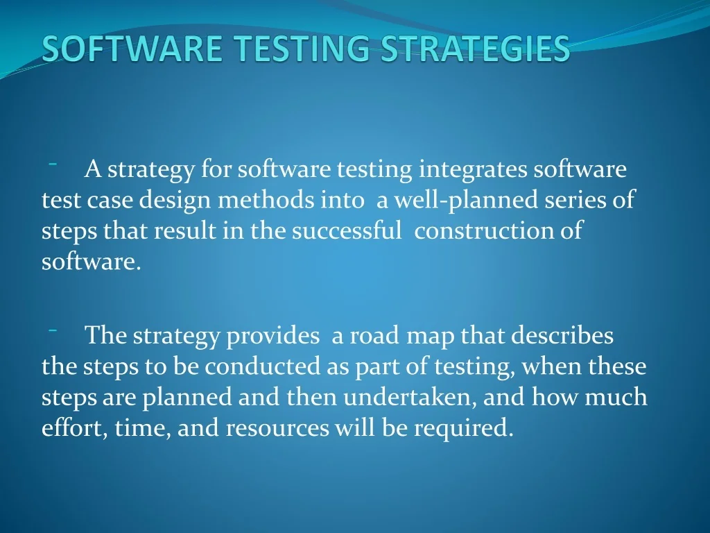PPT - Strategic Software Testing: Essential Methods and Debugging ...