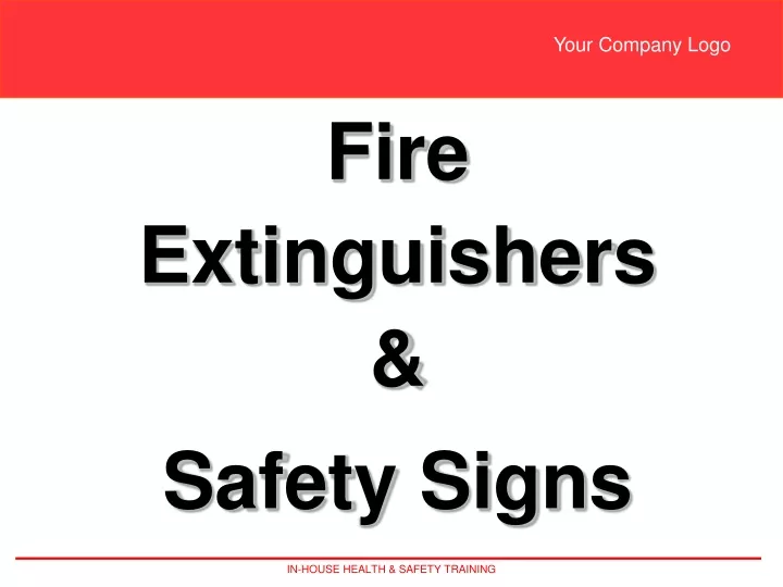 fire extinguishers safety signs