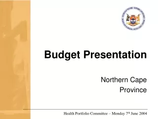 Budget Presentation