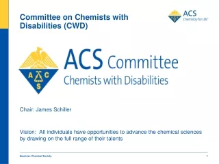 Committee on Chemists with Disabilities (CWD)