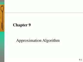 Approximation Algorithm