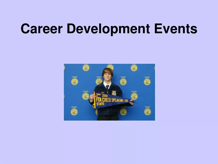 career development events