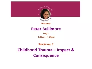 Presents Peter Bullimore Day 1   1.00pm – 4.30pm Workshop 2