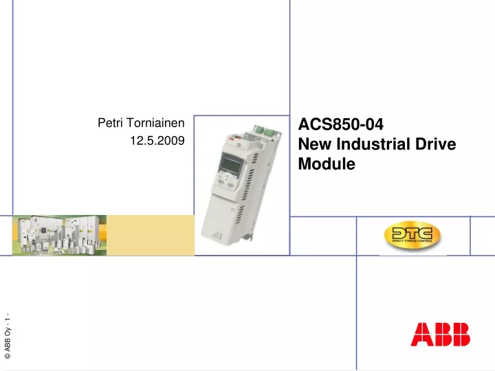 acs850 04 new industrial drive module