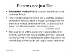 Patterns not just Data - slide 1