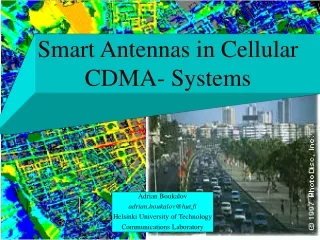 Smart Antennas in Cellular CDMA- Systems