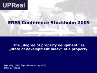 The „degree of property equipment“ as „state of development index“ of a property.