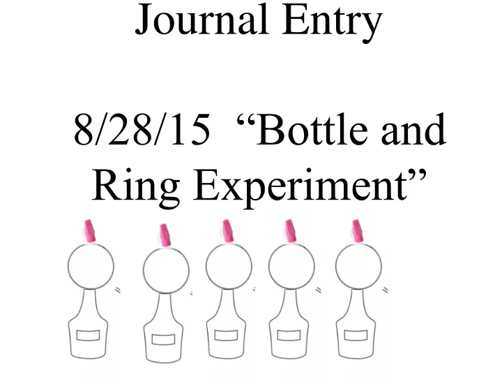 journal entry 8 28 15 bottle and ring experiment