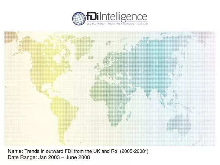 name trends in outward fdi from