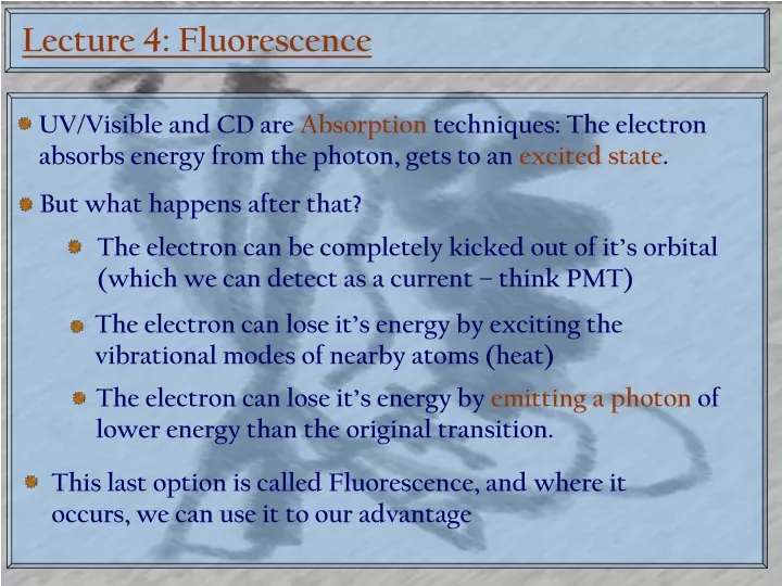 lecture 4 fluorescence