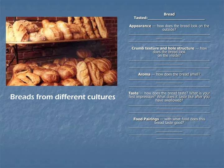 breads from different cultures
