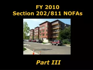 FY 2010 Section 202/811 NOFAs