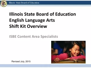 Illinois State Board of Education English Language Arts  Shift Kit Overview