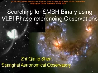 Searching for SMBH Binary using  VLBI Phase-referencing Observations