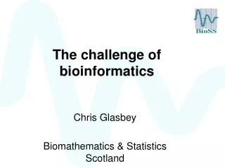The challenge of bioinformatics
