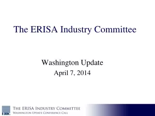 The ERISA Industry Committee