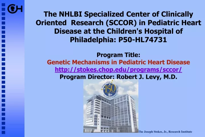 the nhlbi specialized center of clinically