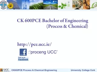 CK 600PCE  Bachelor of Engineering  (Process &amp; Chemical )