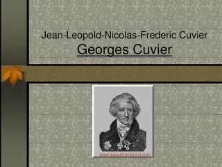 Jean-Leopold-Nicolas-Frederic Cuvier Georges Cuvier