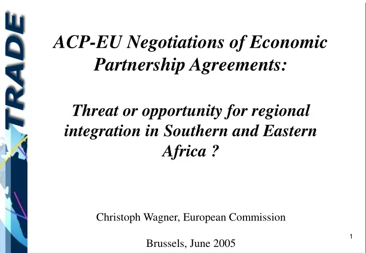 acp eu negotiations of economic partnership