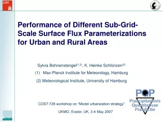 Performance of Different Sub-Grid-Scale Surface Flux Parameterizations for Urban and Rural Areas