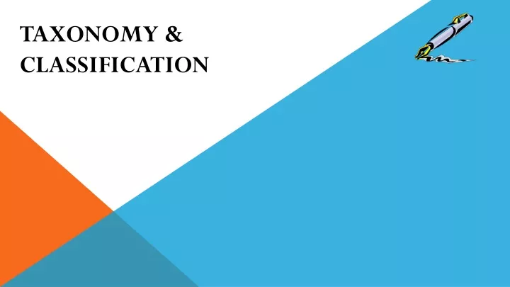 taxonomy classification