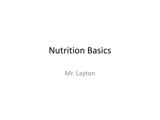 Nutrition Basics