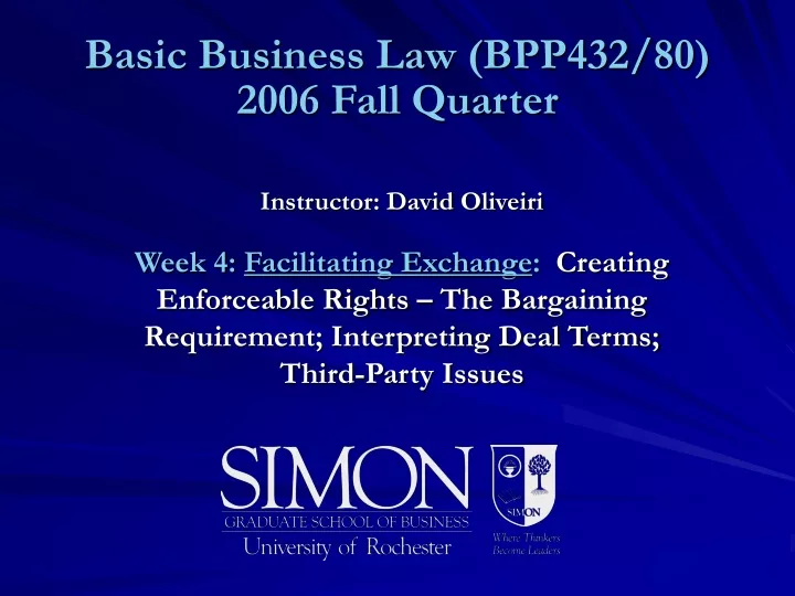 basic business law bpp432 80 2006 fall quarter