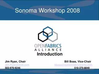 Sonoma Workshop 2008