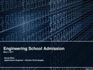 Engineering School Admission May 2, 2017