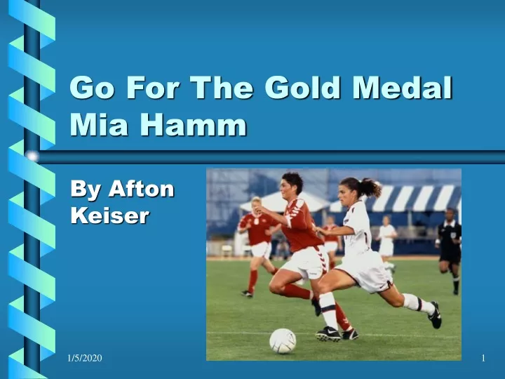 go for the gold medal mia hamm