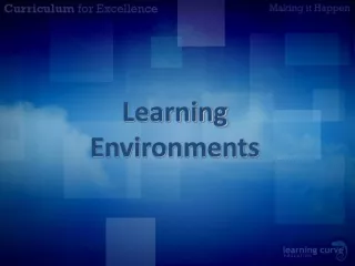 Learning Environments