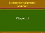Systems Development: A Survey - slide 1