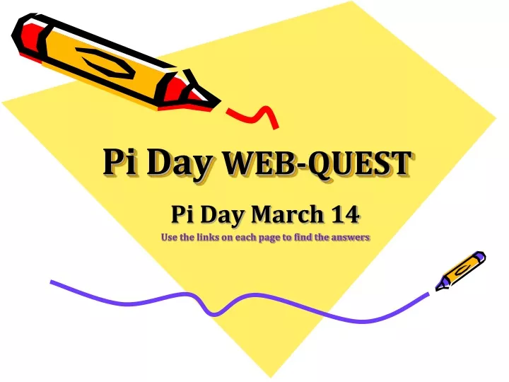 pi day web quest