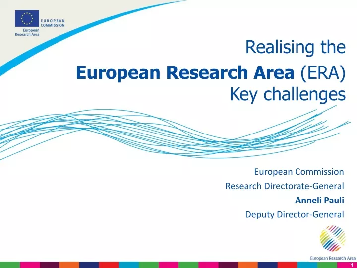 realising the european research area