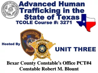 Advanced Human Trafficking in the State of Texas