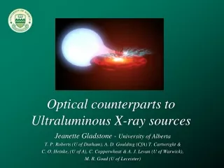 Optical counterparts to Ultraluminous X-ray sources
