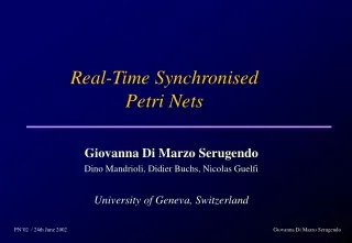 Real-Time Synchronised  Petri Nets