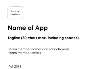 Name of App Tagline (80 chars max, including spaces)