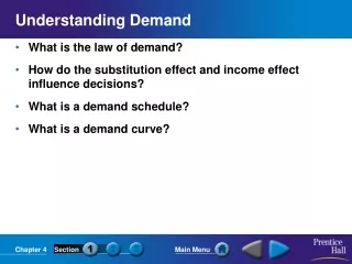 Understanding Demand