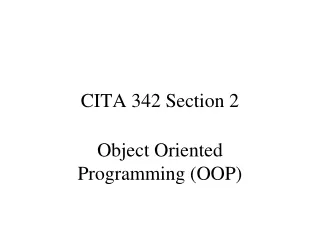 CITA 342 Section 2