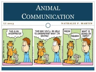 Animal  Communication
