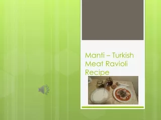 Manti – Turkish Meat Ravioli Recipe