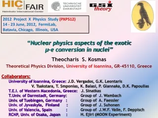 ‘‘Nuclear physics aspects of the exotic  μ- e conversion in nuclei’’