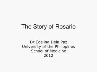 The Story of Rosario